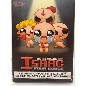 The Binding of Isaac Four Souls Cards Game Complete w/ 3 Bonus Cards - CLEAN VGC